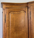 Wardrobe Vintage French Louis XVI Style Oak Four Door Carved Armoire LOT 61103