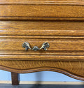 Cabinet Vintage French Louis XVI Style Oak Cupboard Carved Sideboard LOT 40177