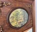 Wall Mirror Antique French Style Oak Carved Ornate Wall Frame LOT 60885