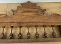 Pediment Antique French Style Oak Hand Carved Decorative Crest LOT 61753