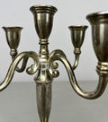 Pair of Candelabras Vintage French Style Metal Five Arm Candle Holders LOT 6486