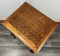 Bedside Table Vintage French Louis XVI Oak Carved Nightstand Cabinet LOT 46959