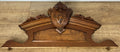 Pediment Antique French Style Walnut Hand Carved Decorative Crest LOT 61760