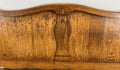 Footboard Vintage French Style Oak Double Bed Carved Footboard LOT 47326