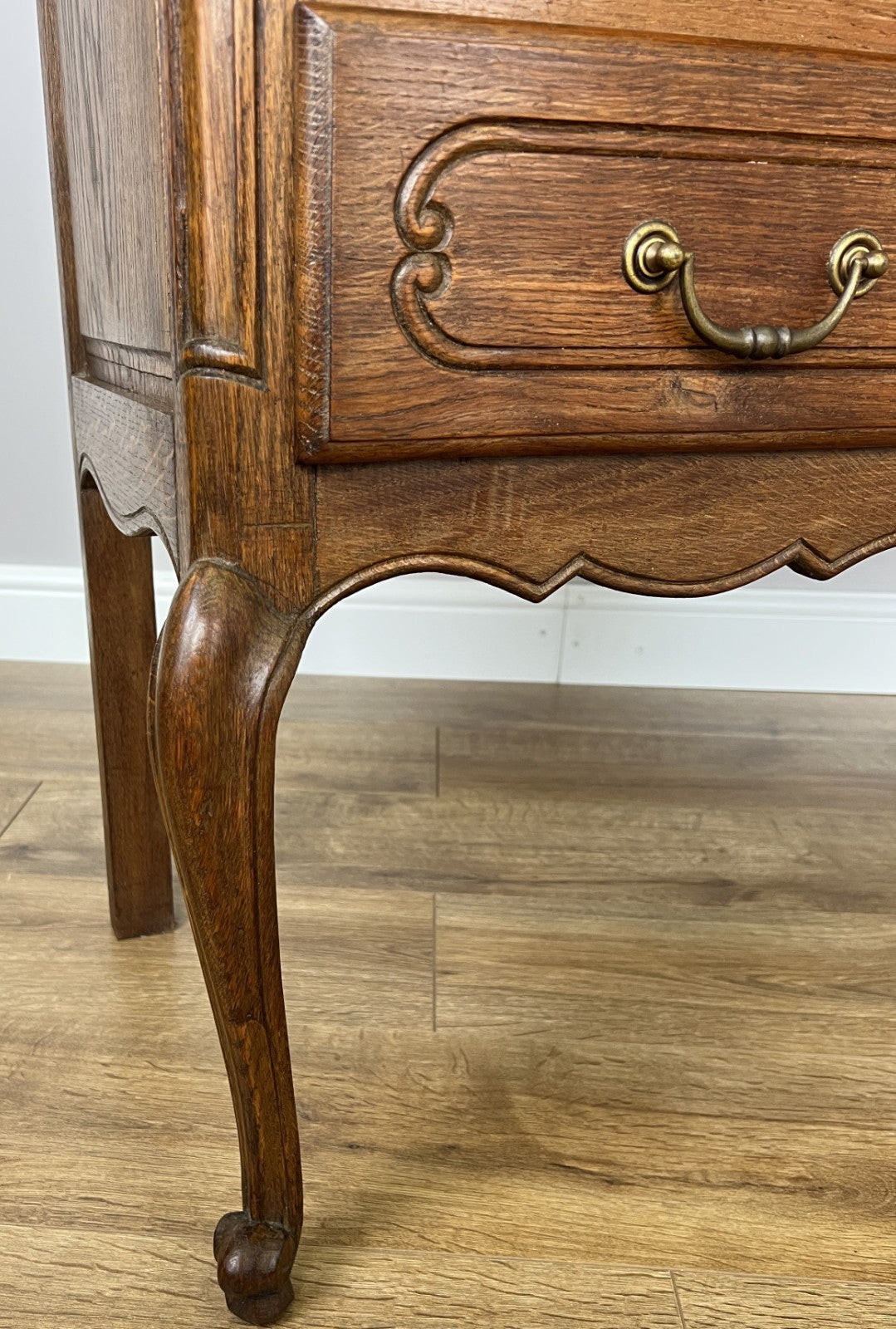 Vintage Dressing Table with Mirror French Oak Louis Vanity Table Makeup LOT 497612