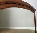Mirror Antique French Style Oak Wall Mirror Carved Decorative Frame LOT 61416