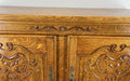 Cabinet Vintage French Louis XVI Style Oak Cupboard Carved Sideboard LOT 40174