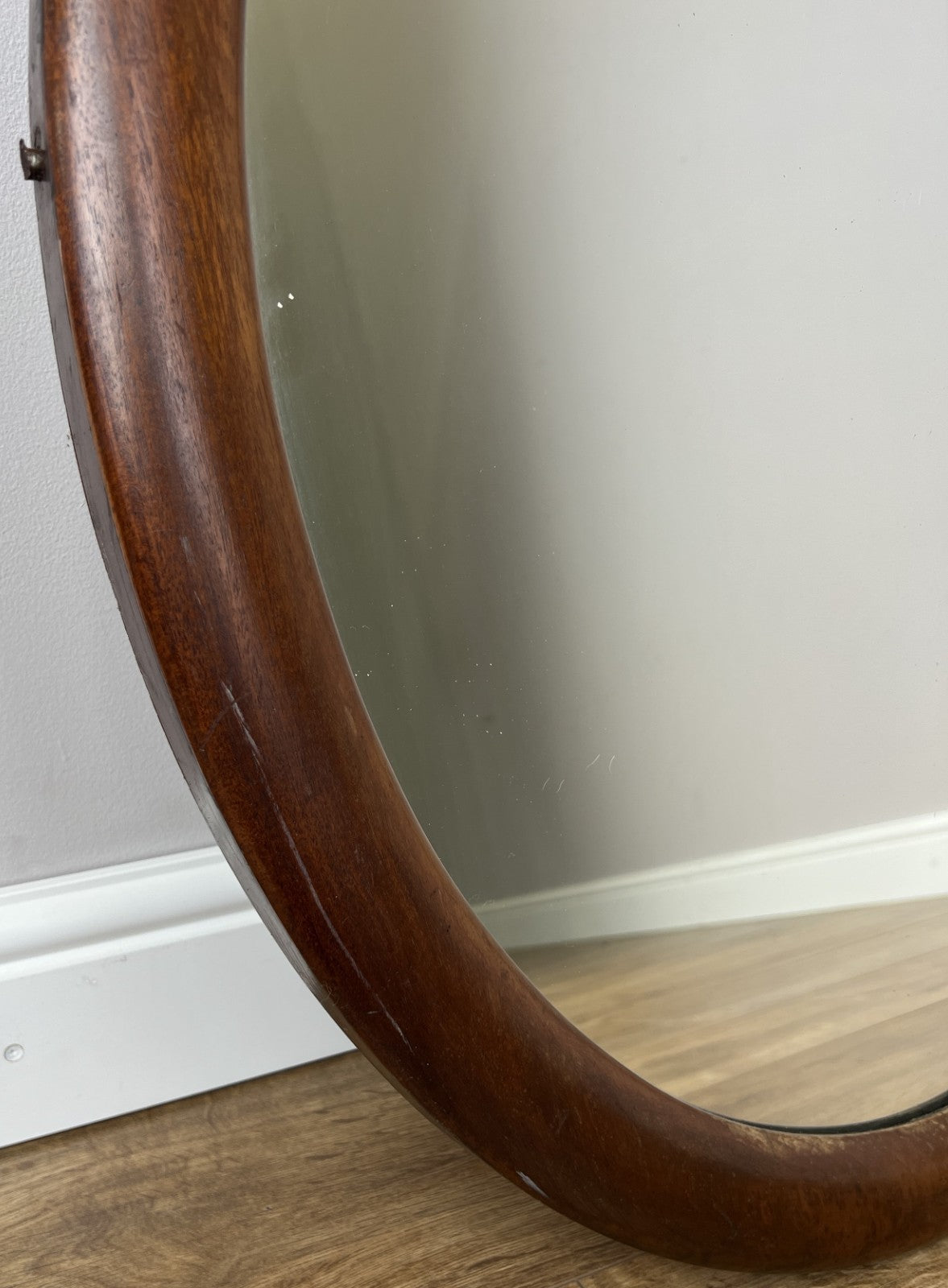 Mirror Antique French Walnut Ornate Wall Mirror Decorative Frame LOT 61358