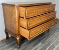 Chest of Drawers Vintage French Louis XVI 3 Drawers Carved Cabinet LOT 445714