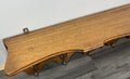 French Vintage Style Coat Rack Oak 6 Hooks Ornate Wall Shelf Coat LOT 47288