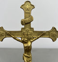 Crucifix Vintage French Style Jesus Christ Standing Religious Cross LOT 64274