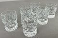 Carafe Set Vintage Style Crystal Cut 6 Shot Glasses and Tray LOT 6436