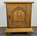 Bedside Table Vintage French Style Cupboard Carved Cabinet Nightstand LOT 5940