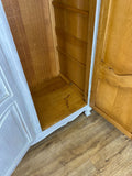 Wardrobe Vintage French Louis XVI Shabby Chic Four Door Oak Armoire LOT 616518