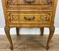Chest of Drawers Vintage French Louis Oak 4 Drawers Carved Cabinet LOT 62316
