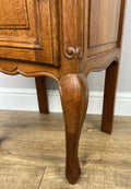 Pair of Bedside Tables Vintage French Louis Oak Nightstands Cabinets LOT 63077