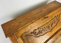 Secretaire Writing Desk Vintage French Style Oak Rare Bureaux Cabinet LOT 609115