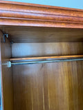 Wardrobe Vintage French Style Four Door Carved Armoire Cabinet LOT 614711