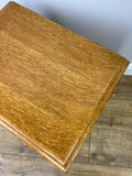 Pair of Bedside Tables Vintage French Louis Oak Nightstands Cabinets LOT 629512