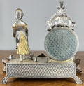 Lancini Imperial Ormolu Gilt Brass Mantle Clock with Candelabras  LOT 464112
