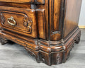 Bedside Tables Vintage French Style Nightstands Cabinets 3 Drawers LOT 4297