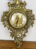 Wall Clock Vintage French Style Brass Hanging Clock Quartz Movement LOT 604910
