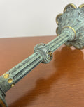 Crucifix Vintage Style Ornate Religious Cross With Candleholders Set LOT 495612