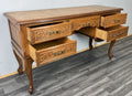 Cabinet Vintage French Louis XVI Style Carved Five Drawer Sideboard LOT 48059