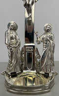Crucifix Vintage French Style Metal Ornate Religious Figure LOT 64201