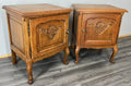 Pair of Bedside Tables Vintage French Oak Louis Nightstands Cabinets LOT 43303