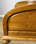 Bed Vintage French Style King Size Bed Frame Carved Headboard LOT 63954