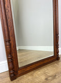 Mirror Antique French Oak Wall Mirror Home Decor Carved Wall Frame LOT 63695
