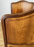 Bed Antique French Style Double Bed Frame Walnut Carved Headboard LOT 64072