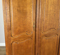 Wardrobe Vintage French Louis XVI Style Oak Four Door Carved Armoire LOT 61106