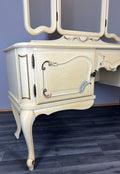 Dressing Table Vintage French Louis XVI Shabby Chic Vanity Table Makeup LOT 27556