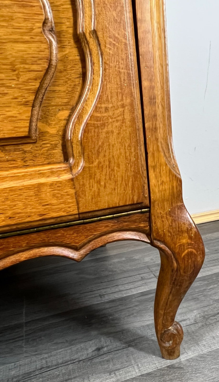 Cabinet Vintage French Louis XIV Storage Sideboard Carved Cupboard LOT 17998