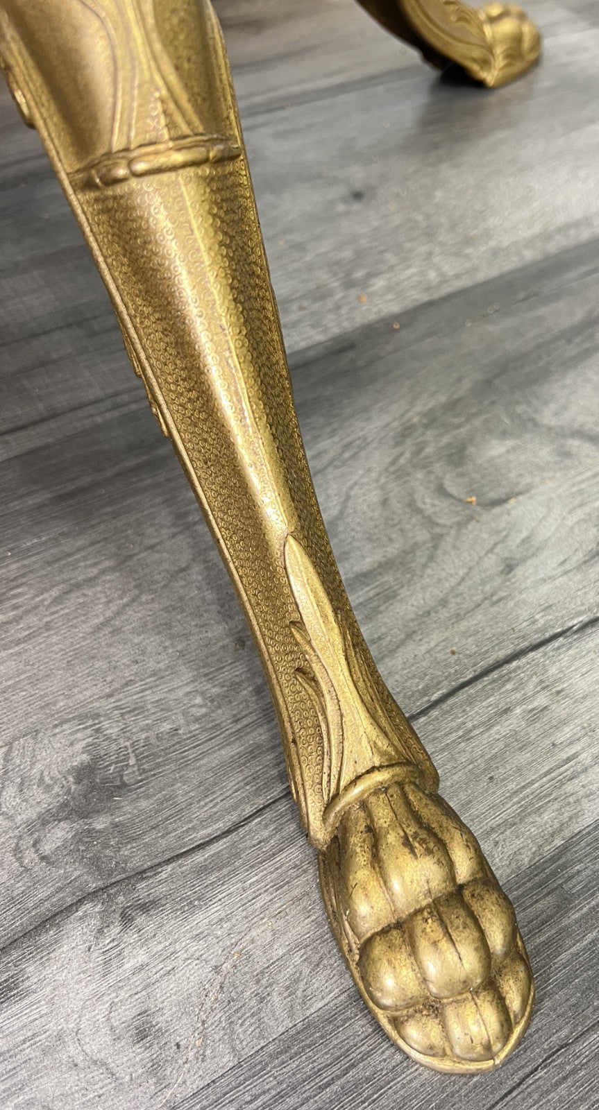 Coat Stand Vintage French Style Brass Floor Coat Rack LOT 47423