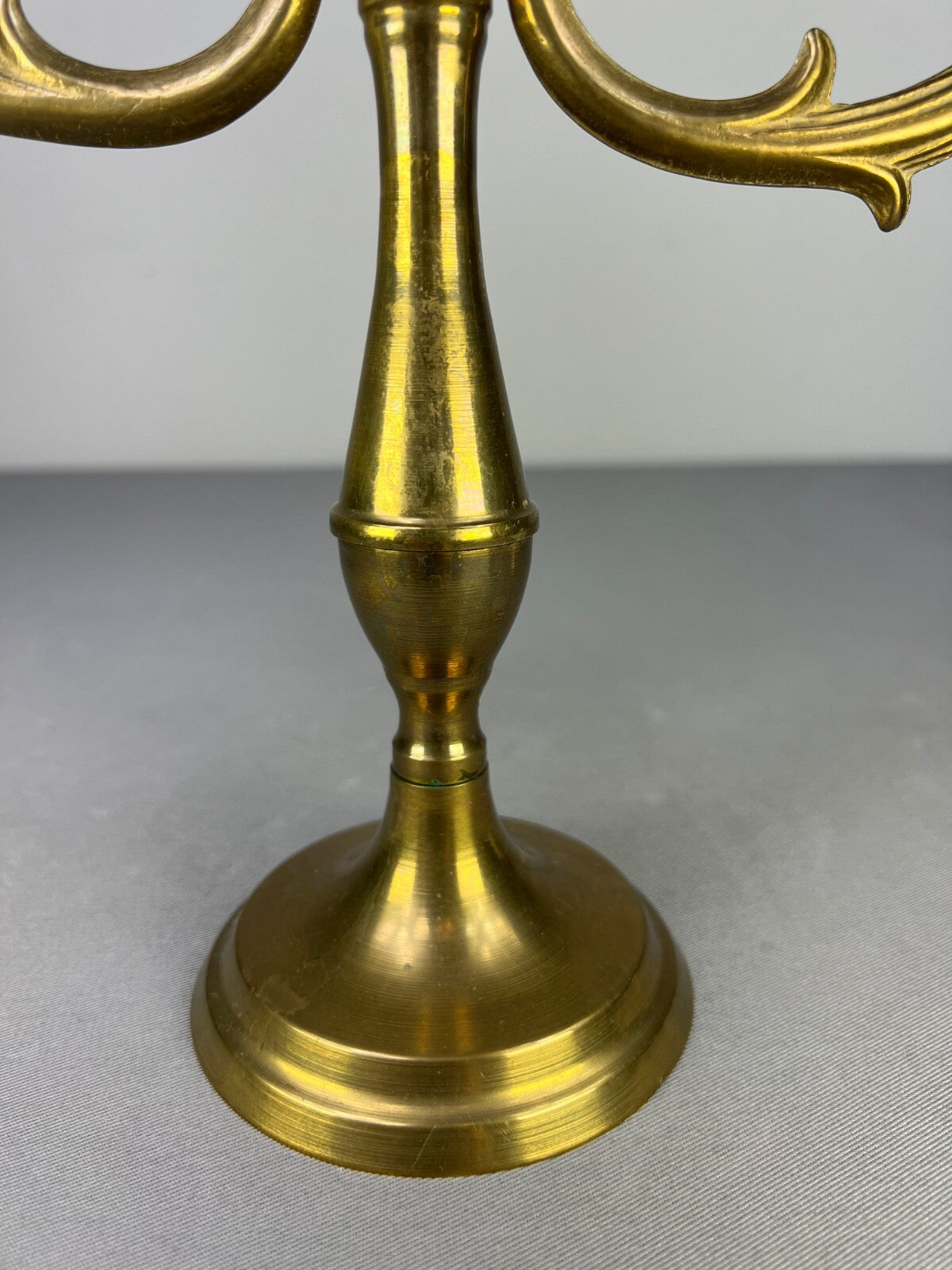 Candelabra Vintage French Style Brass Three Arm Candle Holder LOT 51613