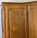 Wardrobe Vintage French Louis XVI Style Oak Four Door Carved Armoire LOT 6533