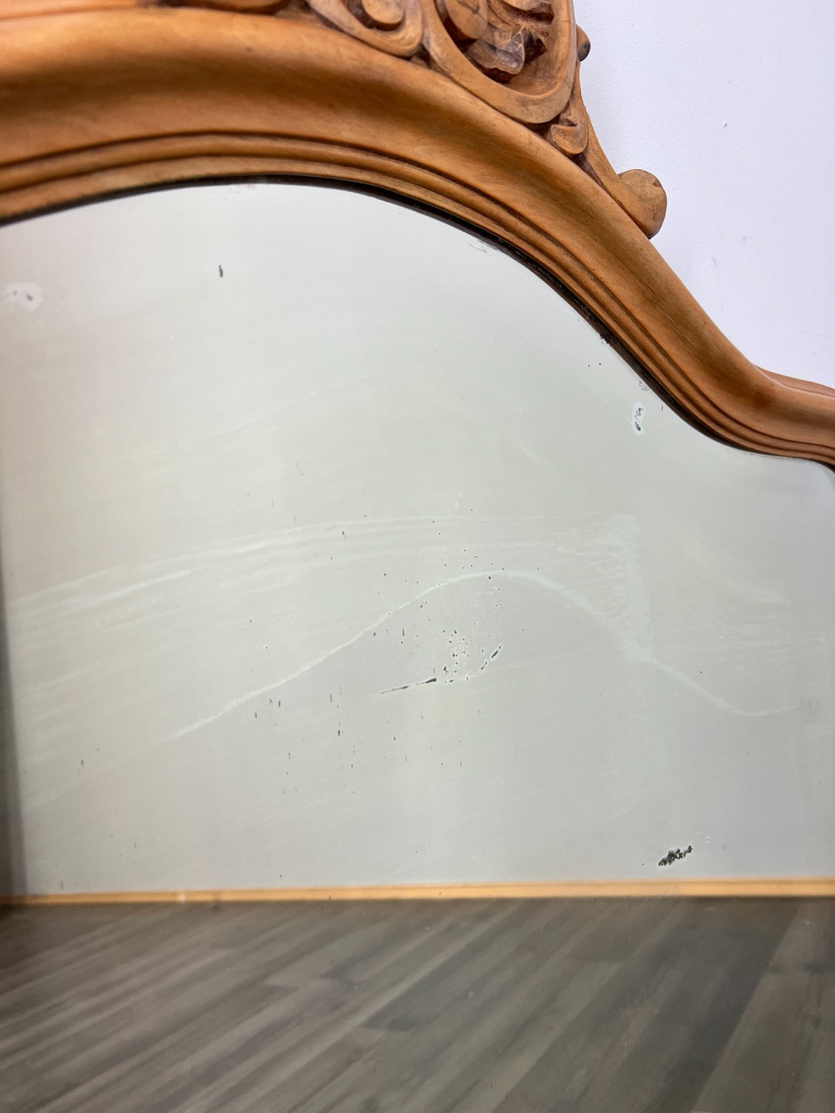 Antique French Style Carved Wall Mirror Home Decor Wall Frame LOT 45727