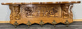 French Vintage Style Coat Rack Oak 5 Hooks Ornate Wall Shelf Coat LOT 46931