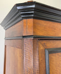 Wardrobe Antique French Style Walnut Two Door Carved Armoire Cabinet LOT 61324