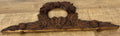 Pediment Antique French Carved Oak Floral Crest Decorative Panel LOT 61800