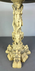Plant Stand Vintage Oriental Pedestal Display Dragon Elephant Table LOT 50882