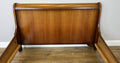Bed Vintage French Style Sleigh Double Bed Frame Carved Headboard LOT 64113
