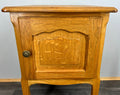 Bedside Table Vintage French Louis XVI Style Oak Cabinet Nightstand LOT 37283