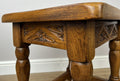 Pair of Bedside Tables Vintage French Oak Nightstands Carved Cabinets LOT 62129