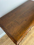 Chest of Drawers Vintage French Louis XVI Style Oak Carved Cabinet LOT 49209