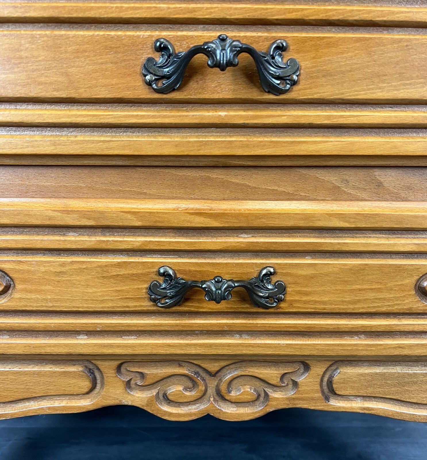 Chest of Drawers Vintage French Louis XIV Sideboard Carved Cabinet LOT 29324