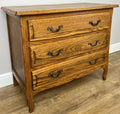 Chest of Drawers Vintage French Louis Oak 3 Drawers Carved Cabinet LOT 62561